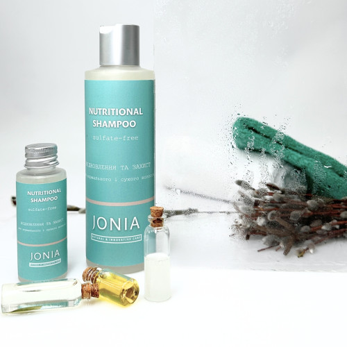 Натуральный шампунь NUTRITIONAL с экстрактом солодки (питание, мягкость, восстановление) 50 ml, 250 ml. Photo 2